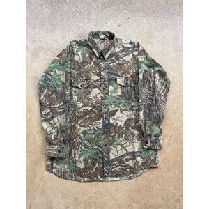 Vintage Realtree XL Camouflage Button-Up Shirt Mens Hunting Outdoor Apparel L3